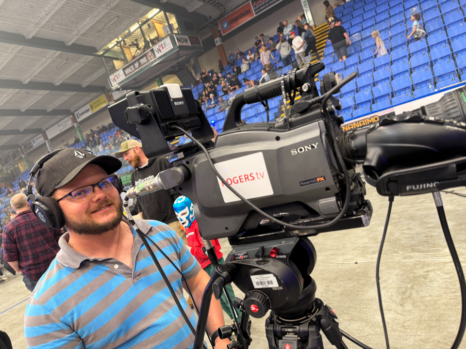 Live Sports Broadcast – Bryce Williamson operating camera