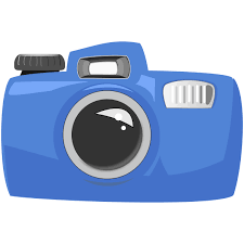 Blue camera